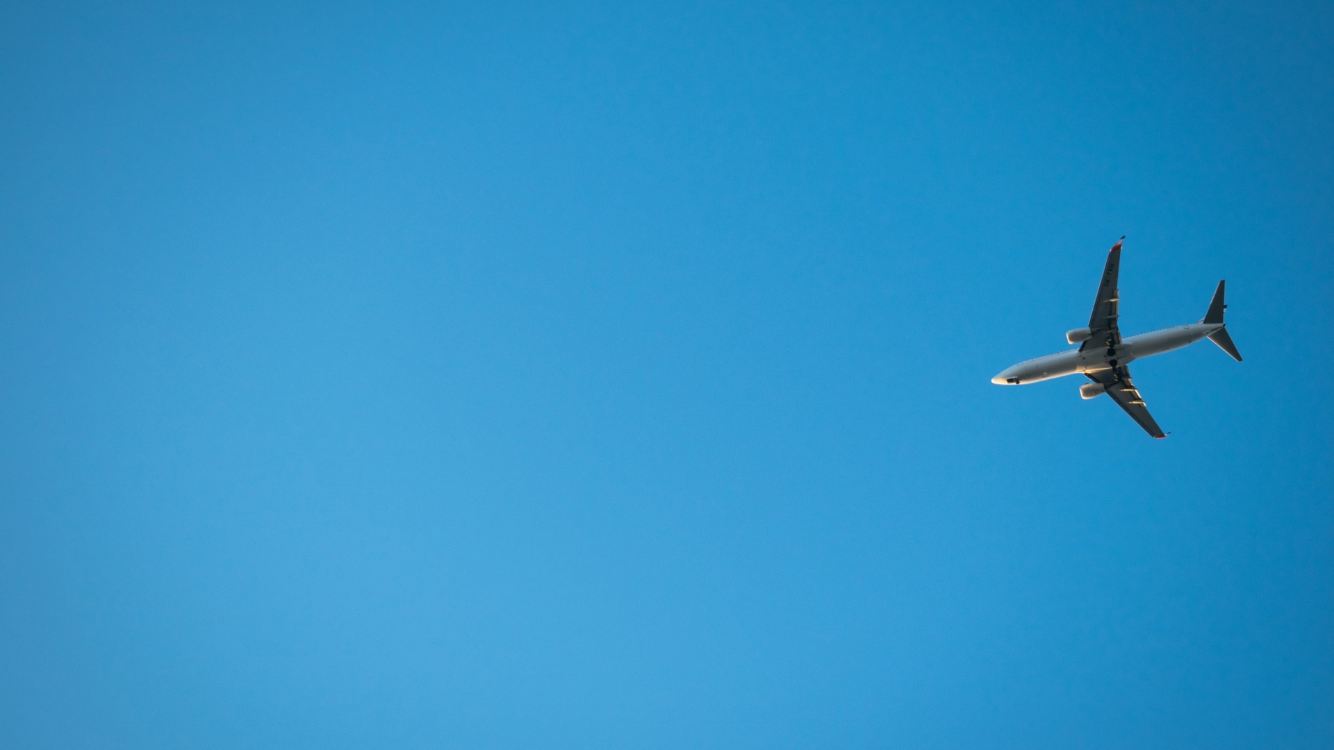 Fighter jet above the clouds